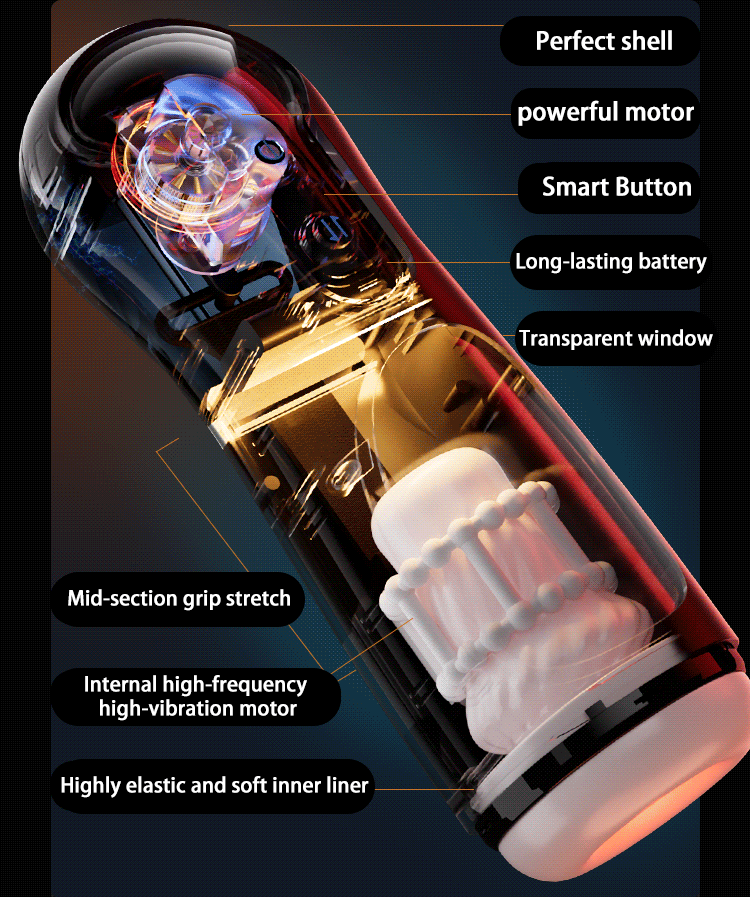 Automatic Telescopic Masturbator 021 - adult toy for sale in the UAE