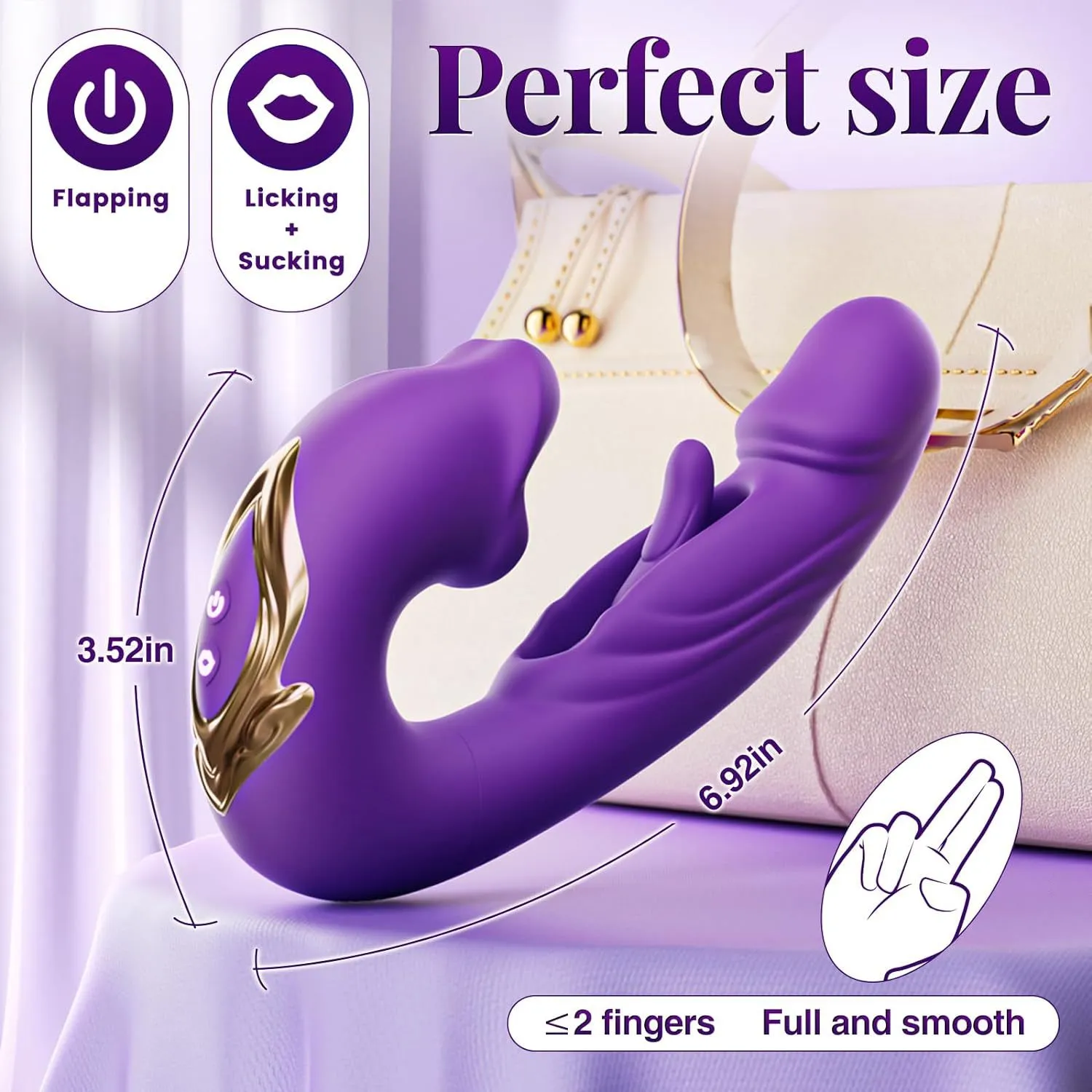 Bella Rabbit Vibrator (024) - Female Sex Toys available in the UAE view 2