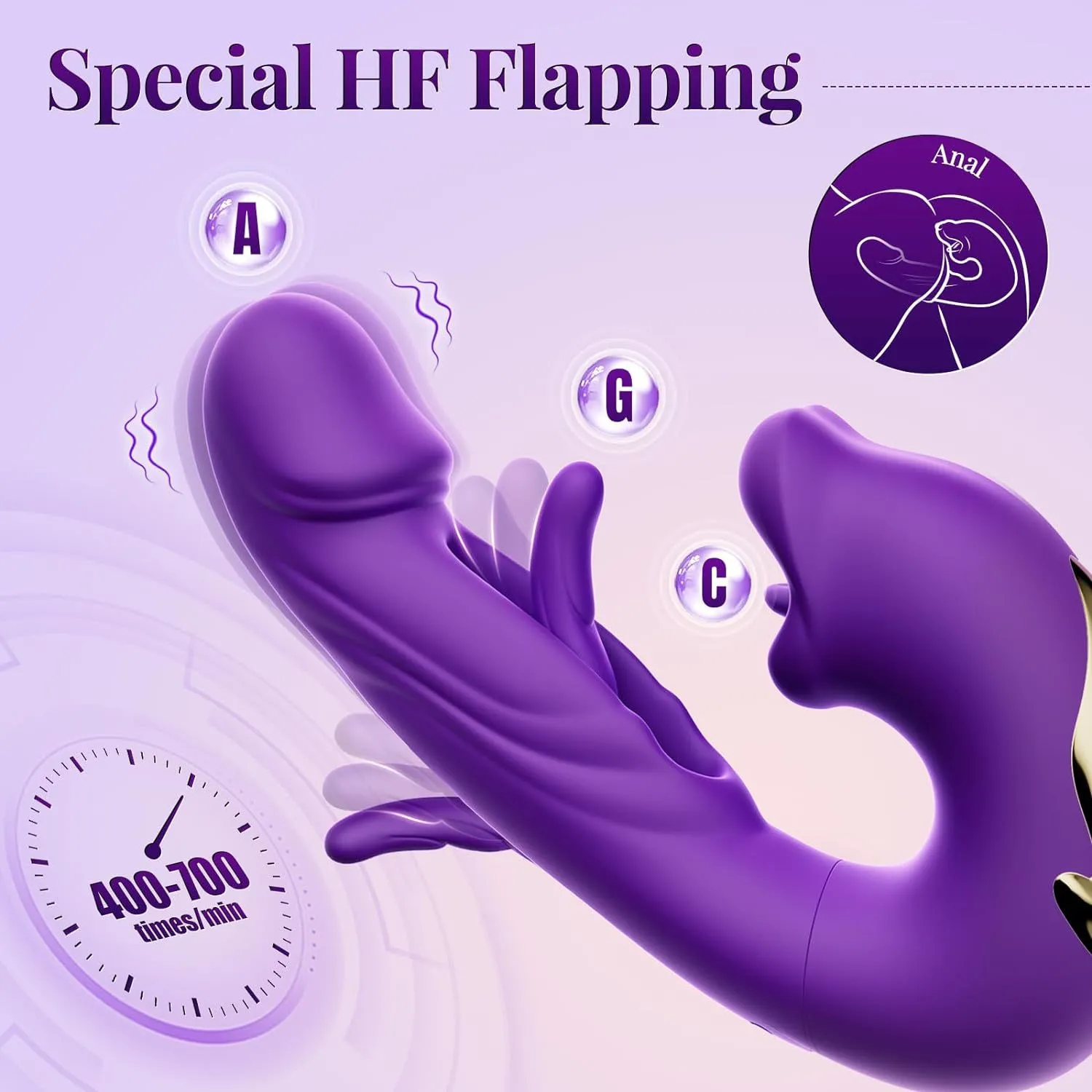 Bella Rabbit Vibrator (024) - Female Sex Toys available in the UAE view 3