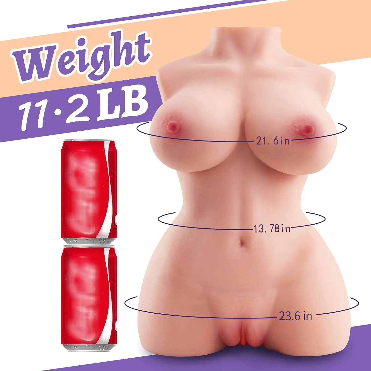 Big Breasted Torso Doll 017 - adult toy for sale in the UAE
