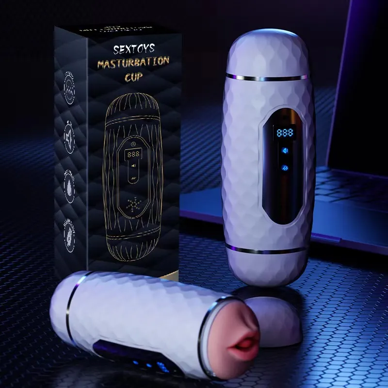Double Head Counting Masturbator Cup (VIP05) - Male Sex Toys available in the UAE