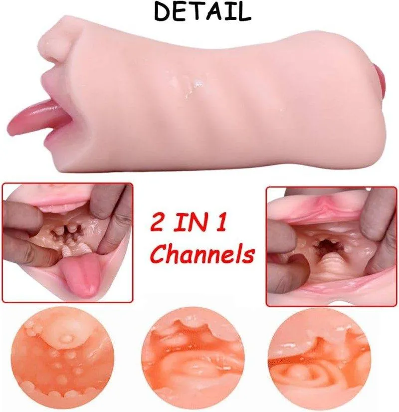 Dual Channel Masturbator KY13 - adult toy for sale in the UAE
