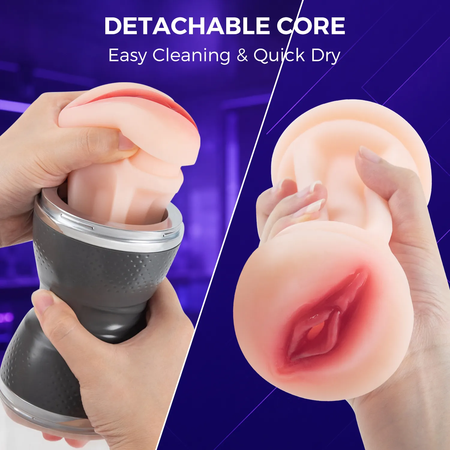 Dual End Masturbator (018) - Male Sex Toys available in the UAE view 7