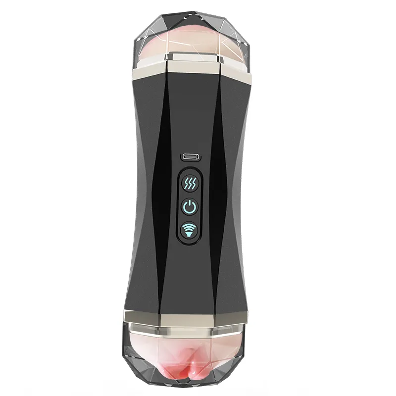 Dual Ended Vibrating Masturbator (YB02) - Male Sex Toys available in the UAE view 6