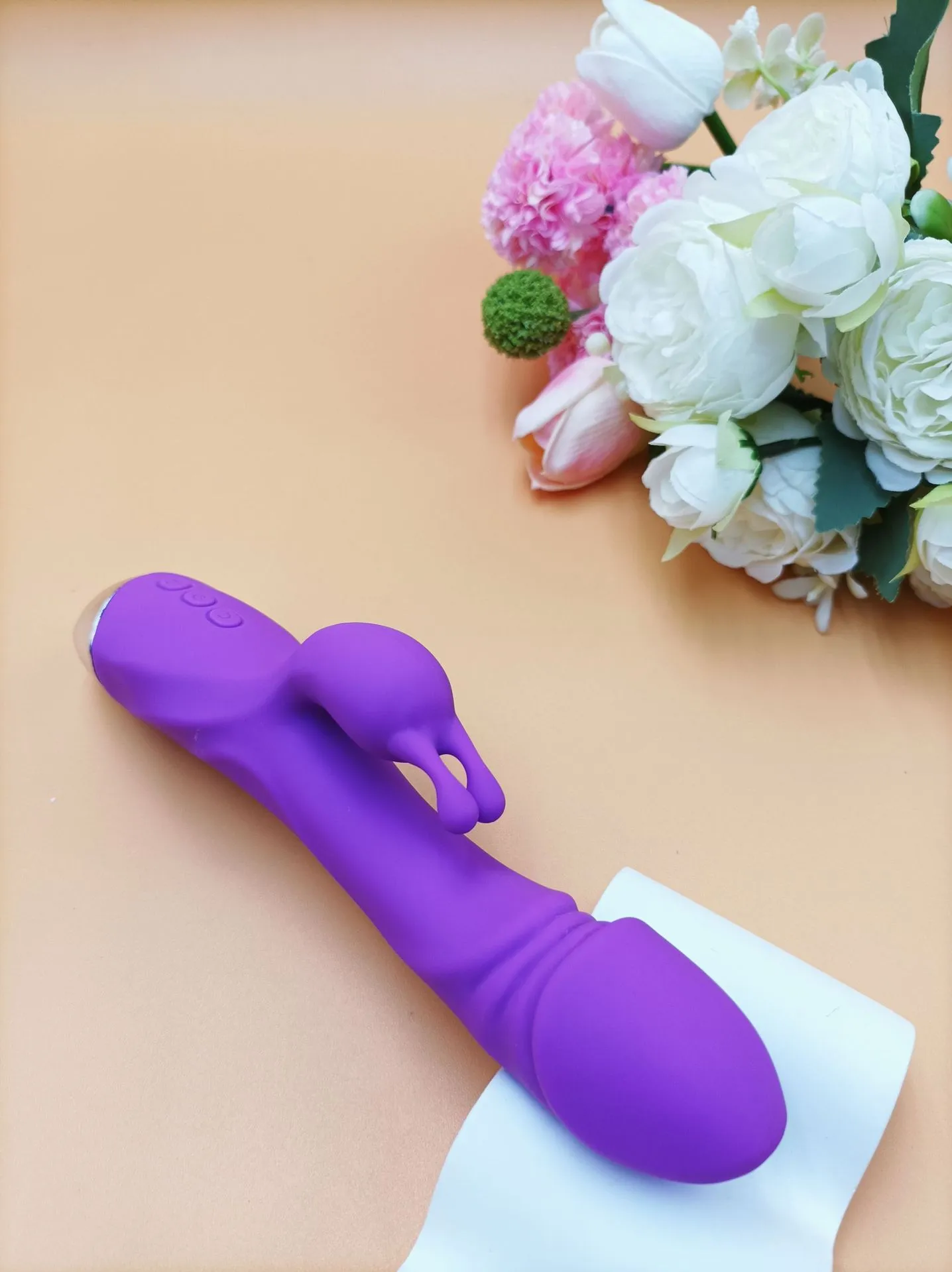 Dual Stimulation Rabbit Vibrator (YB10) - Female Sex Toys available in the UAE view 5