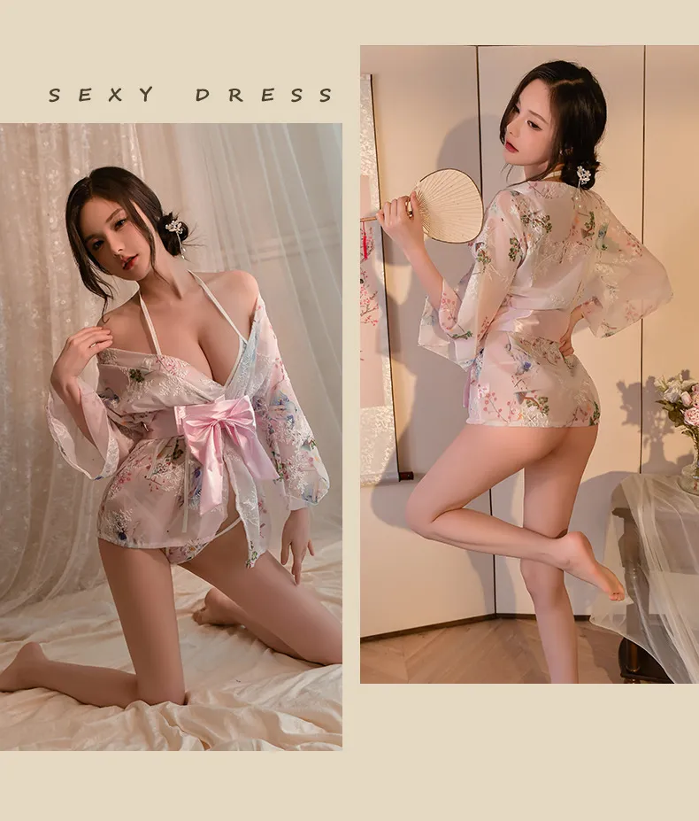 Japanese Kimono Lingerie Set (Blue) (TY15/BL) - Sexy Lingerie available in the UAE view 19