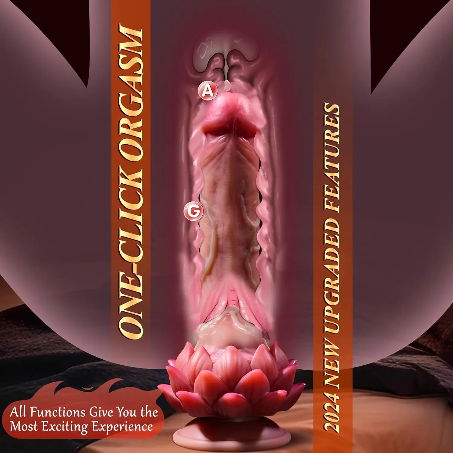 Lotus Thrusting Dildo (039) - Female Sex Toys available in the UAE view 5