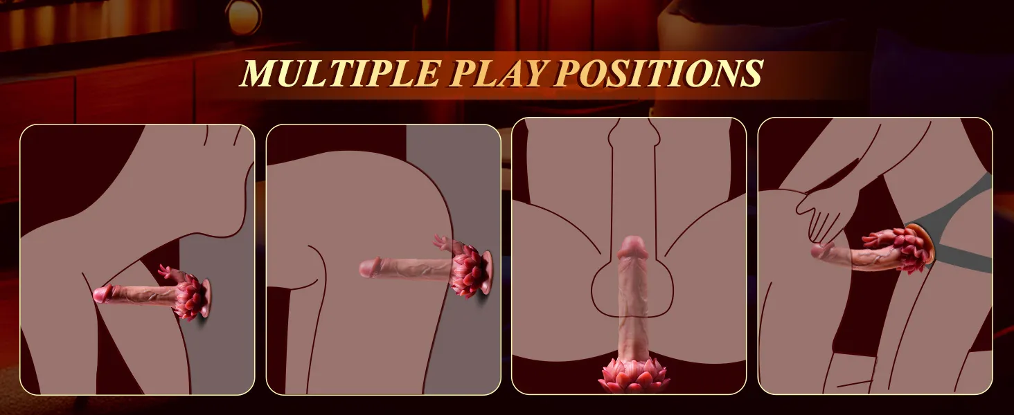 Lotus Thrusting Dildo (039) - Female Sex Toys available in the UAE view 7