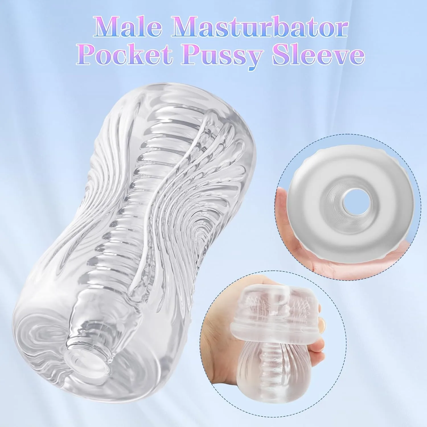 Male Masturbator Sleeve (YB75) - Male Sex Toys available in the UAE view 4