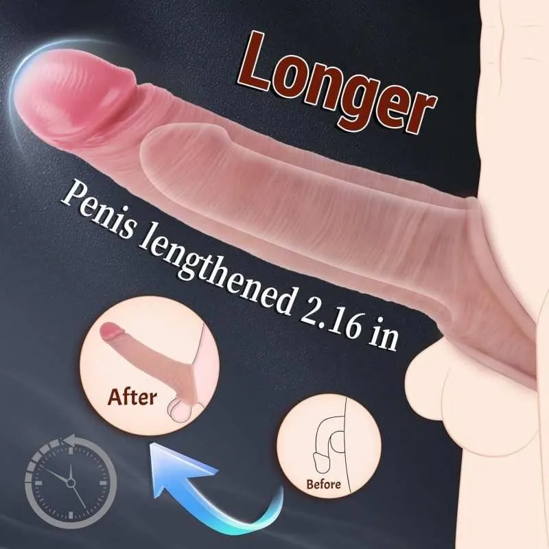Penis Extension Sleeve (KY25) - Male Sex Toys available in the UAE view 2