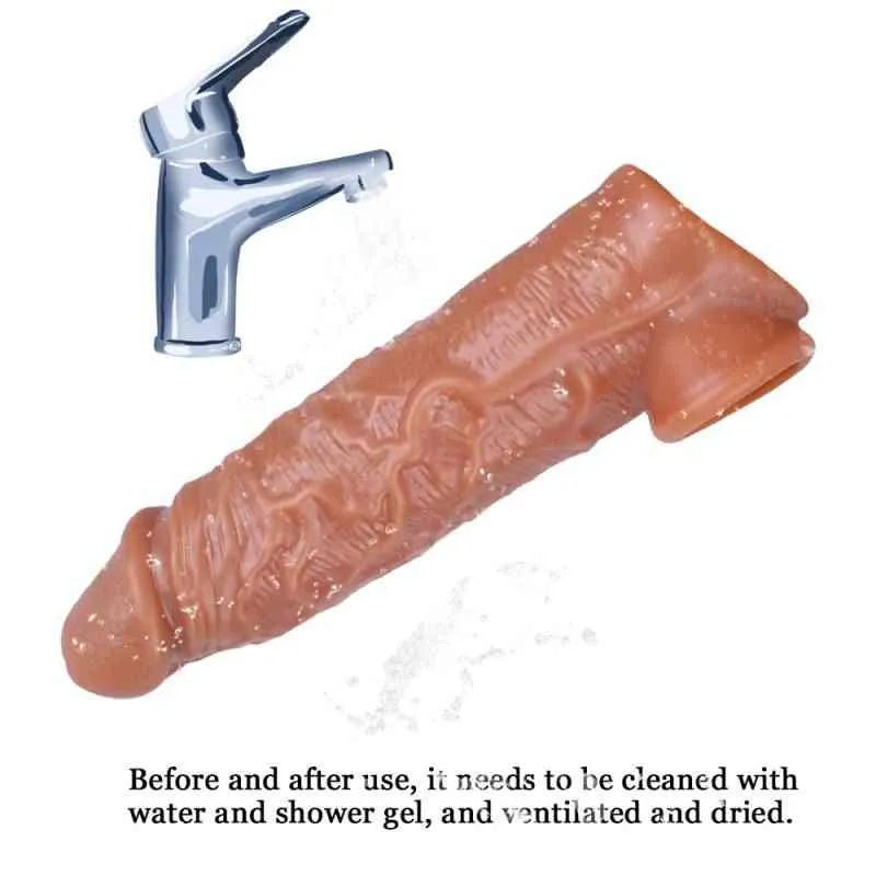 Penis Extension Sleeve (KY25) - Male Sex Toys available in the UAE view 12