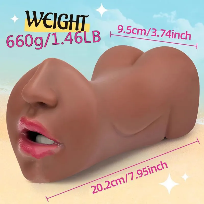 Realistic Dual Masturbator 005 - adult toy for sale in the UAE