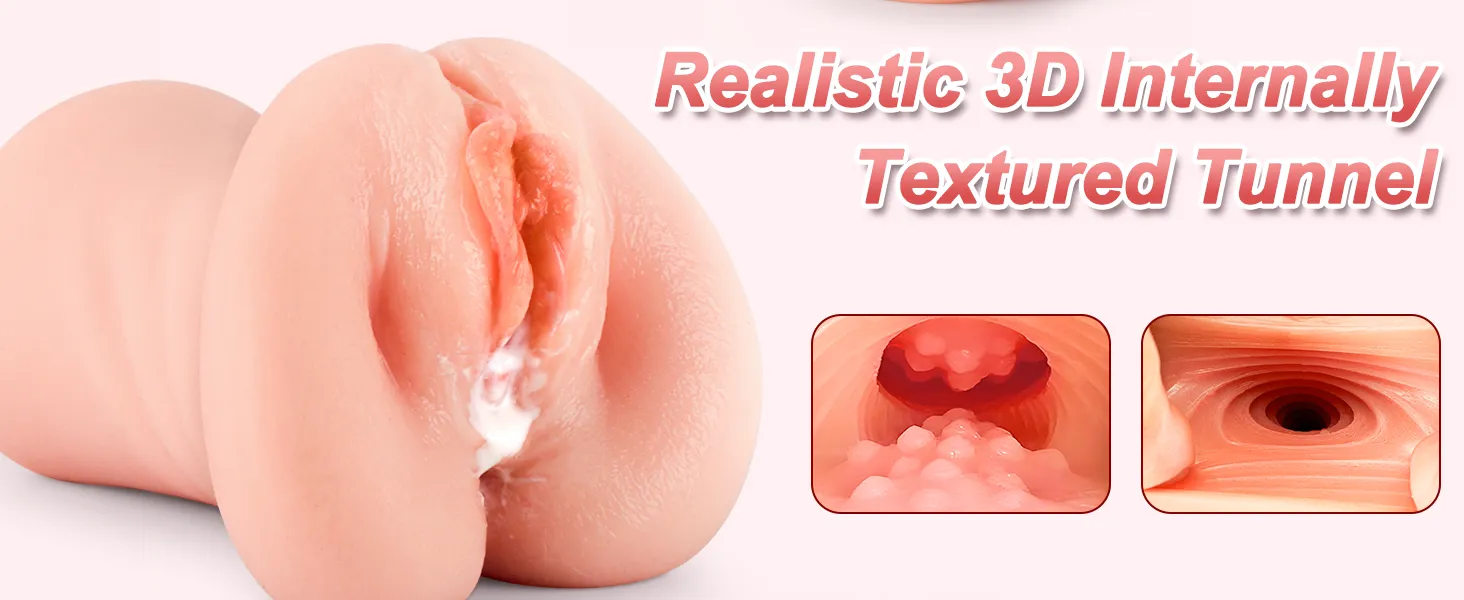 Realistic Dual Masturbator 007 - adult toy for sale in the UAE