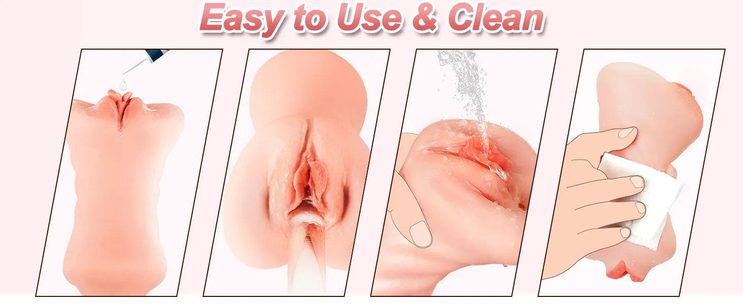 Realistic Dual Masturbator 007 - adult toy for sale in the UAE