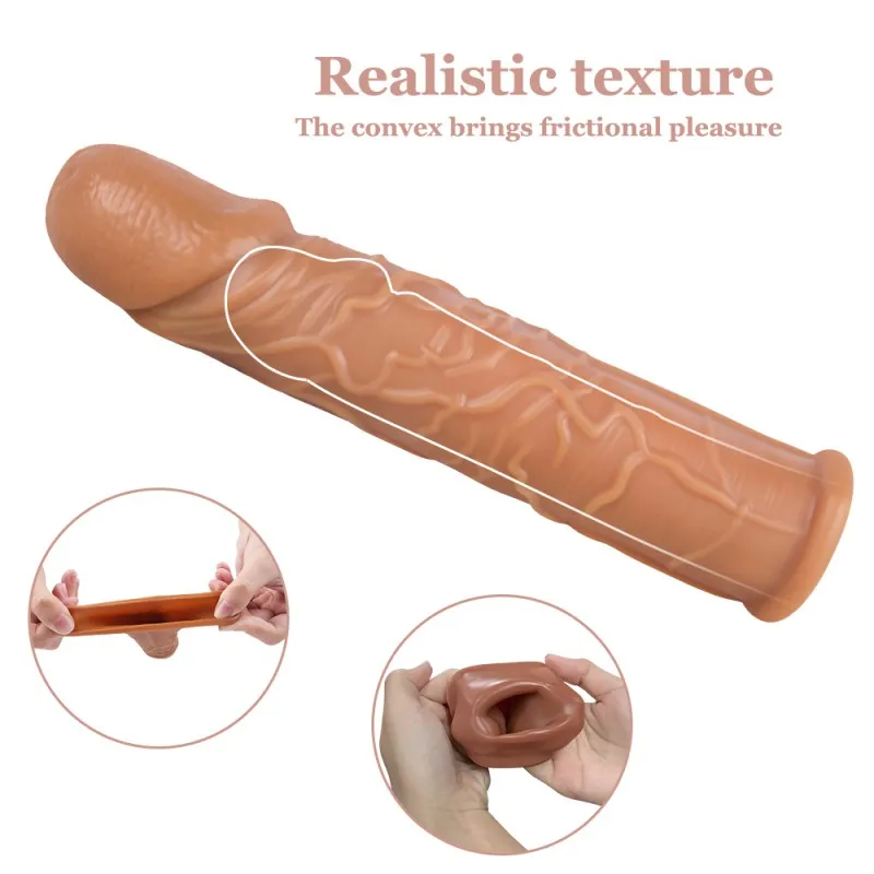 Realistic Penis Sleeve (KY08) - Male Sex Toys available in the UAE view 6