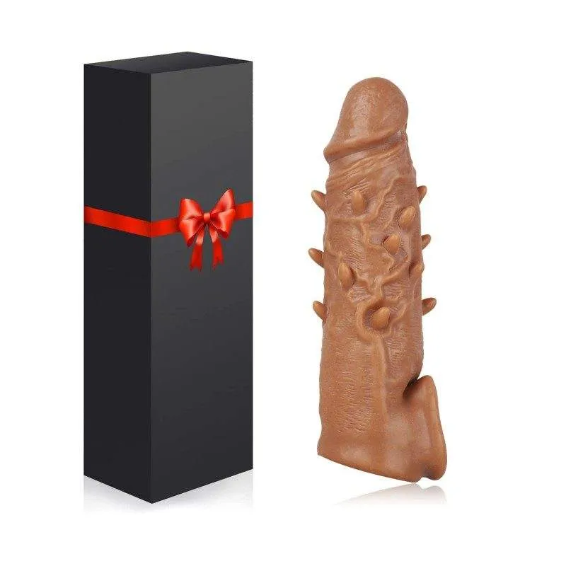 Realistic Spiked Penis Sleeve KY26 - adult toy for sale in the UAE