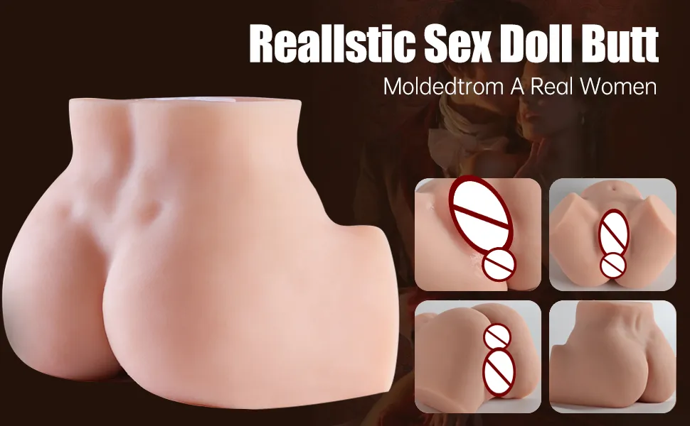 Realistic Vibrating Torso Doll 014 - adult toy for sale in the UAE