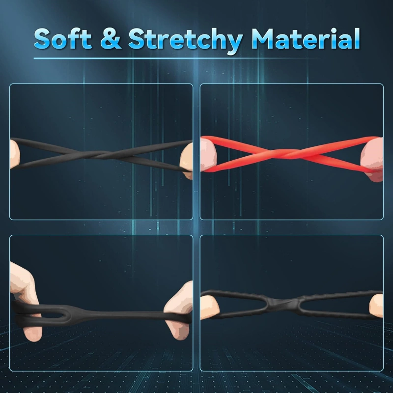 Silicone Cock Ring Set (YB76) - Male Sex Toys available in the UAE view 6