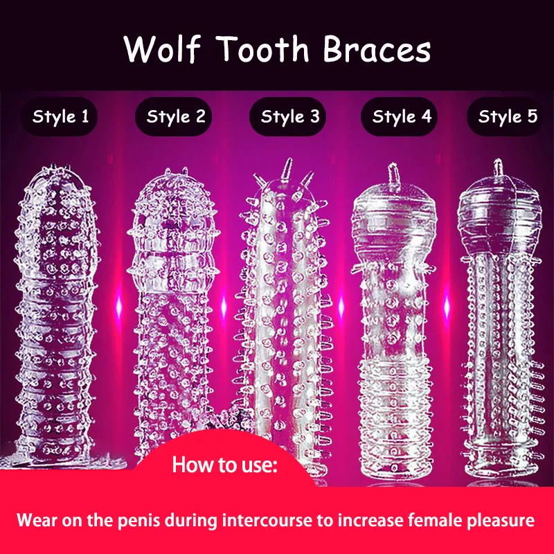 Spiked Penis Sleeve AC001 - adult toy for sale in the UAE