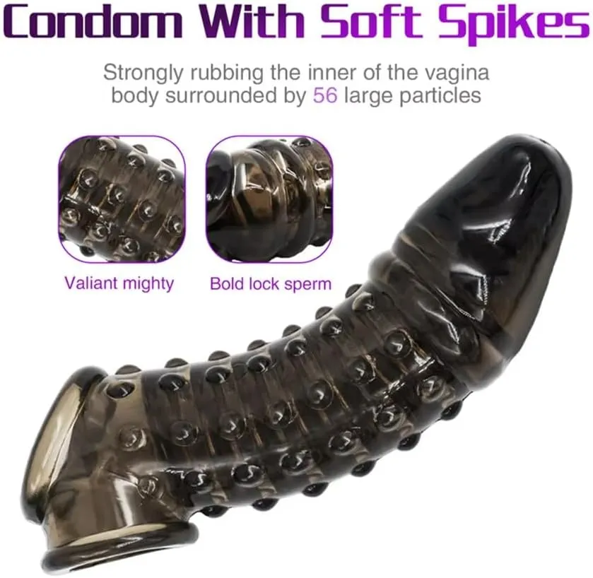 Spiked Penis Sleeve (YB39) - Male Sex Toys available in the UAE view 6