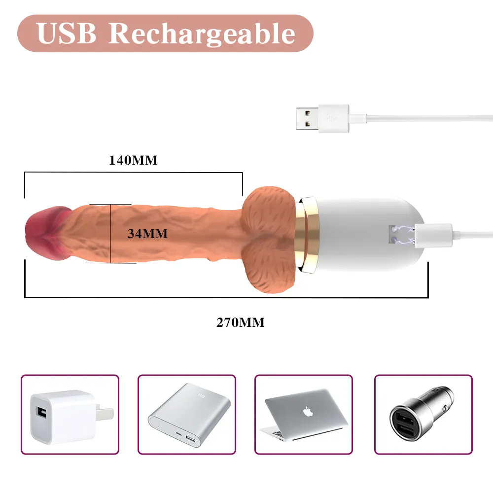 Thrusting Dildo Machine (040) - Female Sex Toys available in the UAE view 7