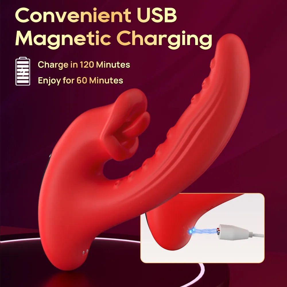 Tongue Licking Vibrator 033 - adult toy for sale in the UAE