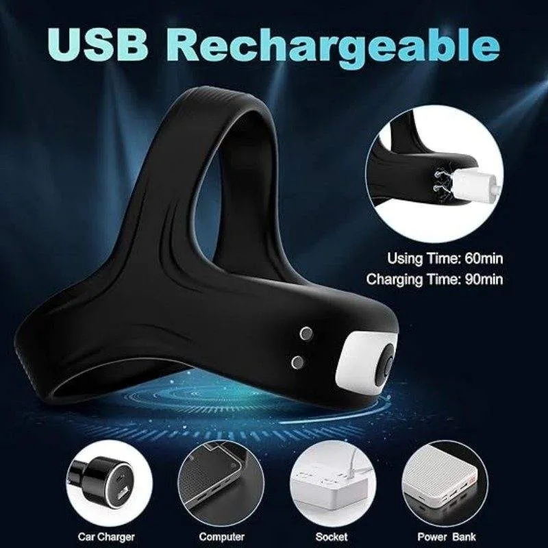 Vibrating Cock Ring (KY37) - Male Sex Toys available in the UAE view 6