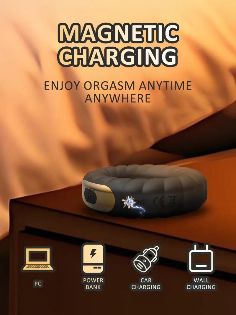 Vibrating Cock Ring (KY38) - Male Sex Toys available in the UAE view 2