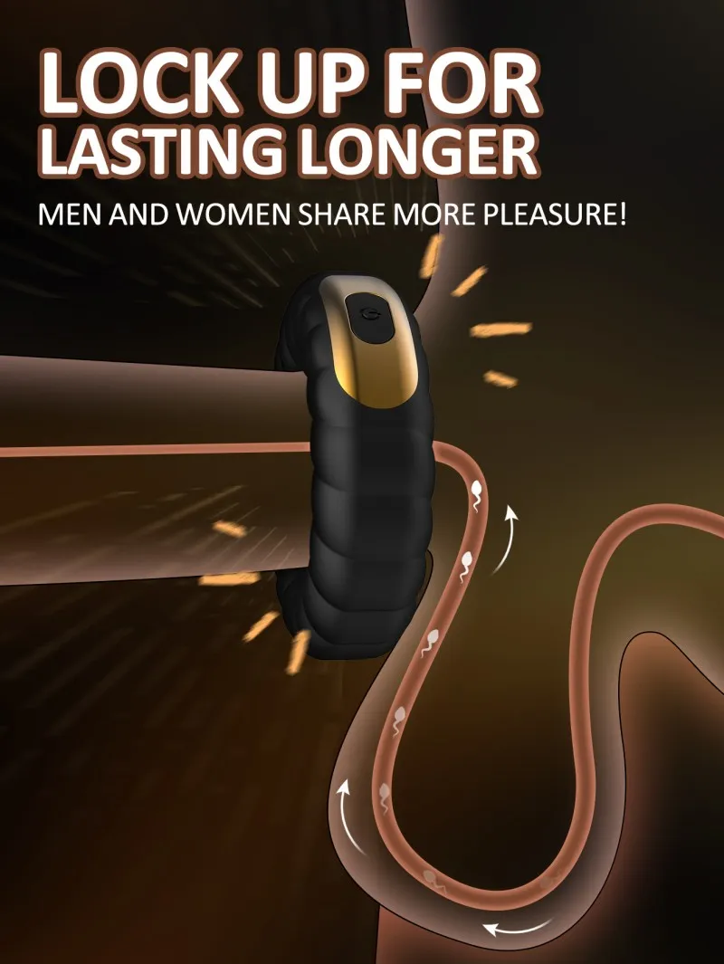 Vibrating Cock Ring (KY38) - Male Sex Toys available in the UAE view 3
