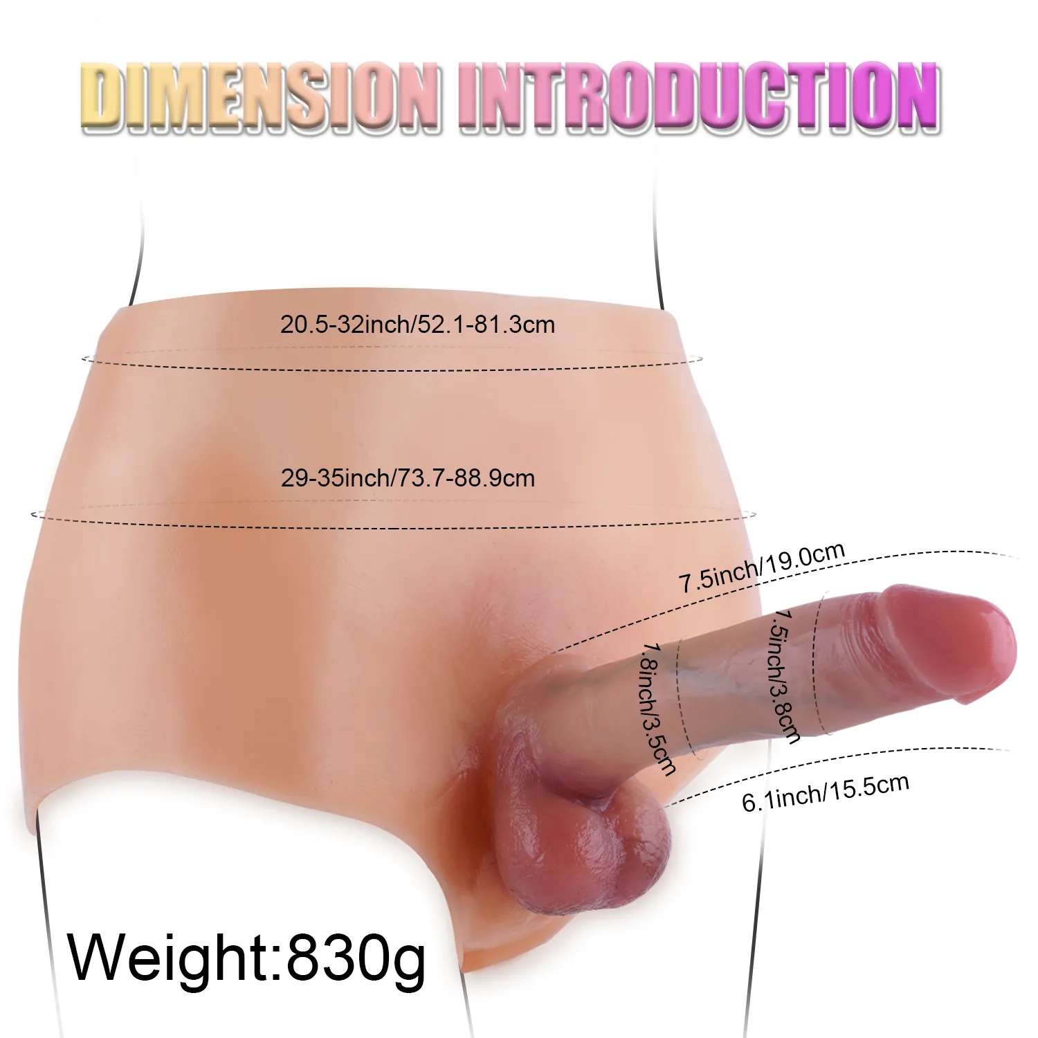 Wearable Dildo Pants (45) - Female Sex Toys available in the UAE view 5